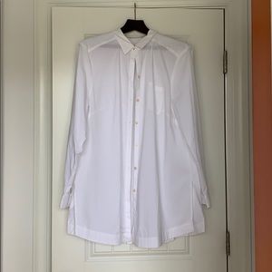 J Jill linger length white blouse